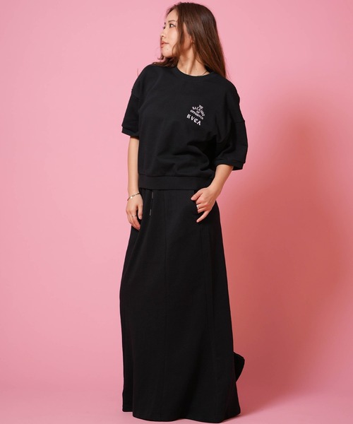 RVCA（ルーカ）の「RVCA/ルーカ レディース スカート マキシ丈 BG043603（スカート・レディース・ブラック/ストーン/オフホワイト・S/M）」の15枚目の写真