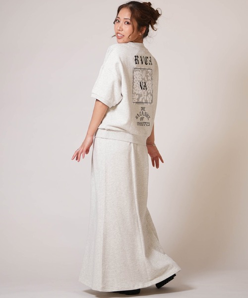 RVCA（ルーカ）の「RVCA/ルーカ レディース スカート マキシ丈 BG043603（スカート・レディース・ブラック/ストーン/オフホワイト・S/M）」の7枚目の写真