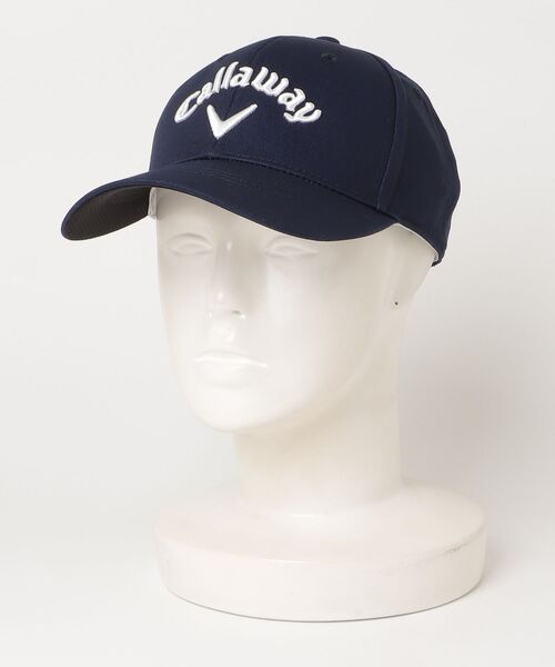 Callaway(キャロウェイ)の「キャロウェイ BASIC TW CAP WM 26 JM(キャップ・レディース・ベージュ/ネイビー/ブラック・FREE)」の3枚目の写真