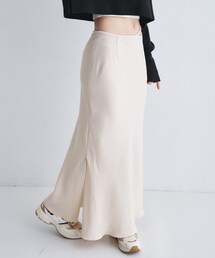 【ReRe】easy-fit long skirt