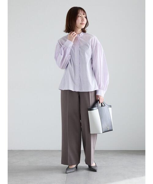 Te chichi（テチチ）の「Tメタルキャンバスエコレザーコンビトートバッグ（ハンドバッグ・レディース・ブラック/ベージュ・F）」の4枚目の写真