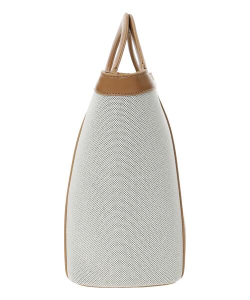 Te chichi（テチチ）の「Tメタルキャンバスエコレザーコンビトートバッグ（ハンドバッグ・レディース・ブラック/ベージュ・F）」の9枚目の写真