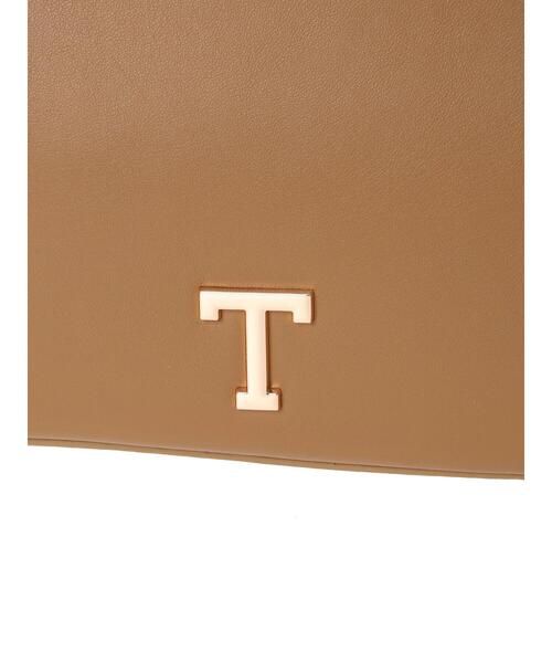 Te chichi（テチチ）の「Tメタルキャンバスエコレザーコンビトートバッグ（ハンドバッグ・レディース・ブラック/ベージュ・F）」の11枚目の写真