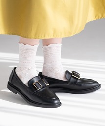 JELLY BEANS（ジェリービーンズ）の「メタルパーツリボンローファーシューズ(210-61394)JELLY BEANS(ジェリービーンズ)（ローファー）」