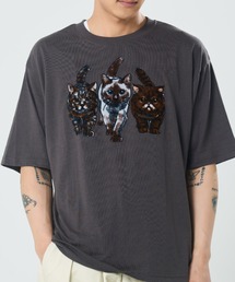 フロッキーアニマル柄TEE(M1)