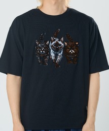 フロッキーアニマル柄TEE(M1)