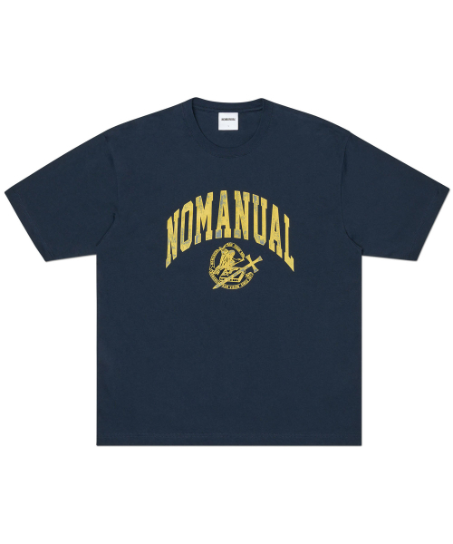 NOMANUAL(NOMANUAL)の「2T ARCH LOGO T-SHIRT - DARK NAVY(Tシャツ/カットソー・レディース・その他・LARGE/SMALL/MEDIUM/X-LARGE)」の1枚目の写真