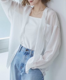 WEGO | WEGO/【26年春新作】シアーフードシャツ(シャツ/ブラウス)