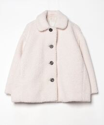 yori ヨリ　ウール　ジャケット　ピンク　オーバーサイズ　ノーカラー ⭐️最終価格⭐️新品 yori ヨリ ダブルクロスワイドジャケット