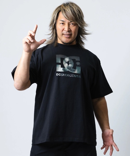 DC SHOES（ディーシーシューズ）の「【DC SHOES × 新日本プロレス】ACE SS メンズ Tシャツ【2026年春夏モデル】/半袖Tシャツ（Tシャツ/カットソー・メンズ・ブラック・MEDIUM/LARGE/X-LARGE）」の3枚目の写真
