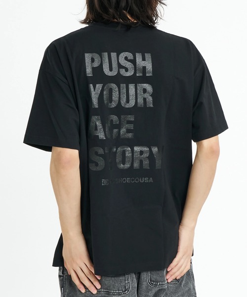 DC SHOES（ディーシーシューズ）の「【DC SHOES × 新日本プロレス】ACE SS メンズ Tシャツ【2026年春夏モデル】/半袖Tシャツ（Tシャツ/カットソー・メンズ・ブラック・MEDIUM/LARGE/X-LARGE）」の6枚目の写真