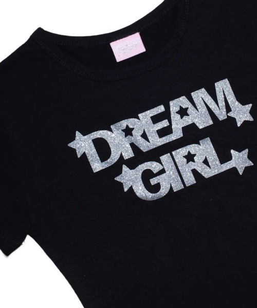 Unopened gift(アンオープンドギフト)の「【Unopened gift】dreamgirl never cry baby t / 【アンオープンドギフト】ロゴラインストーンフィット半袖Tシャツ(Tシャツ/カットソー・レディース・ブラック/ピンク・ONE SIZE)」の3枚目の写真