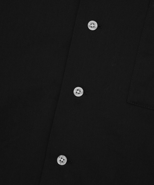 X-girl（エックスガール）の「ARCH LOGO AND FACE OPEN COLLAR CROPPED SHIRT（シャツ/ブラウス・レディース・ブラック/ベージュ/ピンク・S/M）」の7枚目の写真