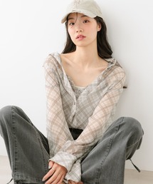 Heather（ヘザー）の「マルチWAYドッキングシャツ　666502（シャツ/ブラウス）」