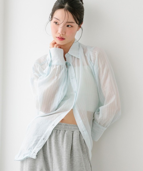 マルチWAYドッキングシャツ 666502（シャツ/ブラウス）｜Heather