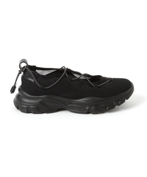 studio CLIP(スタディオクリップ)の「【軽量/抗菌防臭/クッションインソール】軽らくコードスニーカー(スニーカー・レディース・グレー/ブラック・MEDIUM/LARGE)」の9枚目の写真