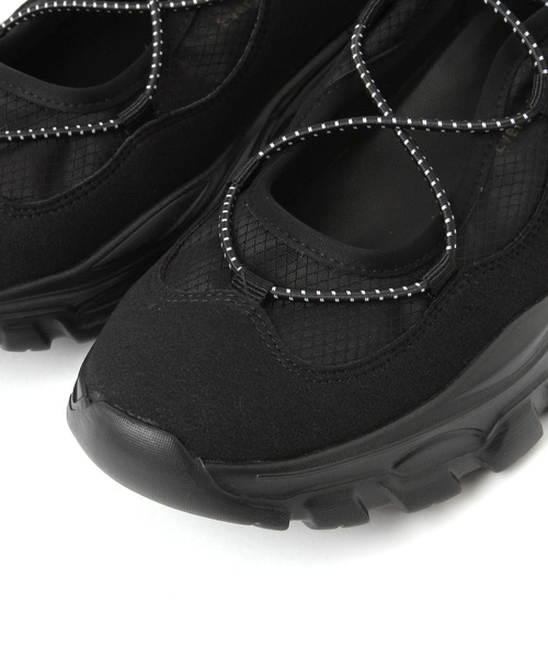 studio CLIP(スタディオクリップ)の「【軽量/抗菌防臭/クッションインソール】軽らくコードスニーカー(スニーカー・レディース・グレー/ブラック・MEDIUM/LARGE)」の12枚目の写真