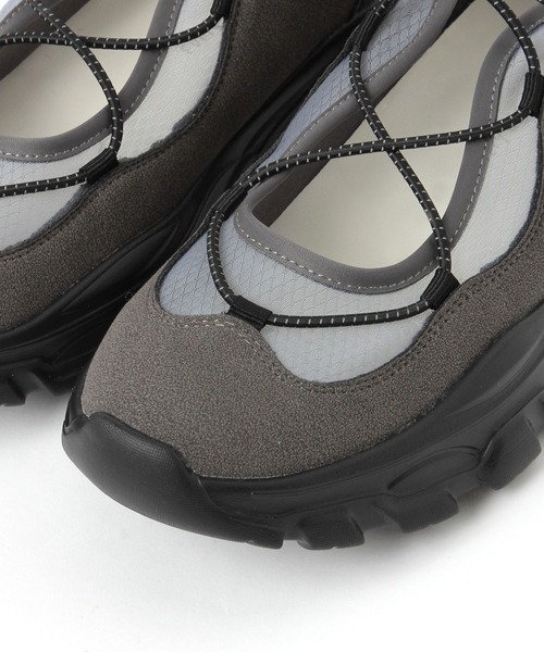 studio CLIP(スタディオクリップ)の「【軽量/抗菌防臭/クッションインソール】軽らくコードスニーカー(スニーカー・レディース・グレー/ブラック・MEDIUM/LARGE)」の16枚目の写真