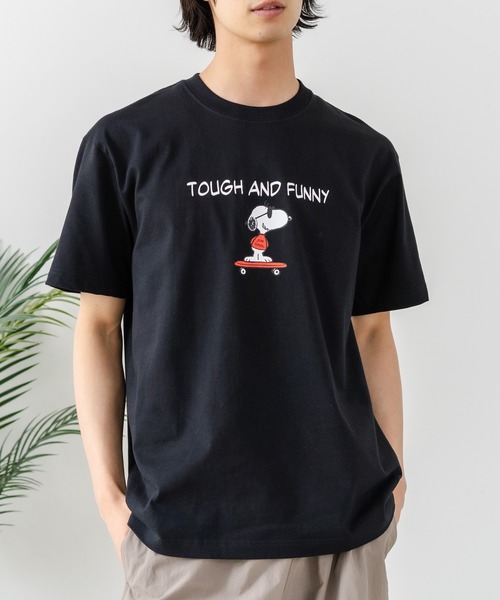 HANES(ヘインズ)の「【HANES/ヘインズ】PEANUTS×BEEFYーTシャツ(Tシャツ/カットソー・メンズ・ブラック系その他/ホワイト系その他2/ホワイト系その他/ブラック系その他2・X-LARGE/LARGE/MEDIUM)」の3枚目の写真