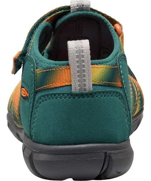 KEEN(キーン)の「SEACAMP II CNX / シーキャンプ ツー シーエヌエックス / キッズ サンダル(サンダル・キッズ・グリーン×オレンジ・23.5cm/22.5cm/22cm/21cm/20cm)」の7枚目の写真