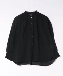 LA MARINE FRANCAISE | 袖シャーリングフリルブラウス(シャツ/ブラウス)