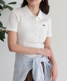 fredy emue（フレディエミュ）の「【LACOSTE/ラコステ】ワンポイントリブポロシャツ（ポロシャツ）」