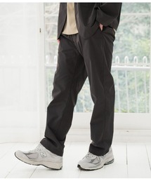 Park Slope NEWYORKER（パークスロープニューヨーカー）の「【洗える・ドライタッチ・セットアップ可・ウエストゴム】サイドシャーリングワンタックパンツ（スラックス）」