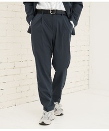 Park Slope NEWYORKER（パークスロープニューヨーカー）の「【洗える・ドライタッチ・セットアップ可・ウエストゴム】サイドシャーリングワンタックパンツ（スラックス）」