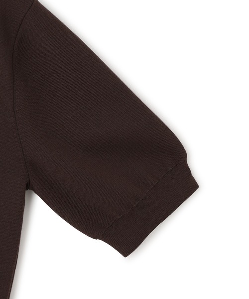 ADAM ET ROPE'（アダムエロペ）の「2WAYキーネックハーフスリーブニット/接触冷感（ニット/セーター・レディース・レッド/ホワイト/ダークブラウン・FREE）」の22枚目の写真