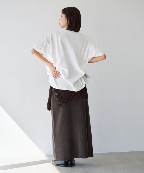 IENA（イエナ）の「《セットアップ対応》ダンボールストーンスカート（スカート・レディース・ブラウン/チャコールグレー・FREE）」の18枚目の写真