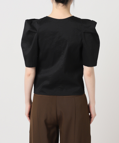 Bonum（ボナム）の「SHEER BUBBLE SLEEVE ブラウス（シャツ/ブラウス・レディース・ブラック・FREE）」の12枚目の写真