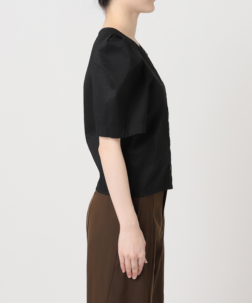 Bonum（ボナム）の「SHEER BUBBLE SLEEVE ブラウス（シャツ/ブラウス・レディース・ブラック・FREE）」の13枚目の写真