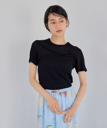 <EMMEL REFINES>EM シアーテレコ クルーネック Tシャツ