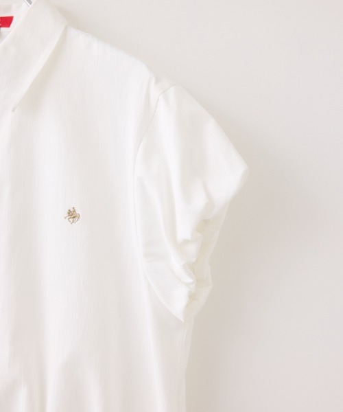 POLO BCS（ポロ ビーシーエス）の「【POLO BCS】コンパクトシャツ（シャツ/ブラウス・レディース・ピンク/ブラック系その他/ホワイト系その他/サックスブルー・FREE）」の21枚目の写真