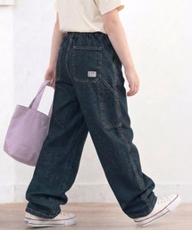 Java（ジャバ）の「【キッズ】《JaVa ジャバ別注》キュンとする可愛さ。アクティブに動けるストレスフリーボトム。ペインターデニムパンツ（デニムパンツ）」