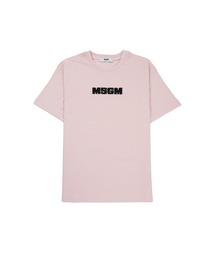 MSGM（エムエスジーエム）の「MSGM KIDS キューブロゴ エンブロイダリーTシャツ（Tシャツ/カットソー）」