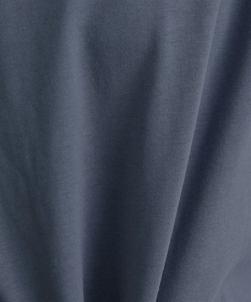 nissen(ニッセン)の「【汗じみにくい綿100%素材】裾リブドルマントップス(Tシャツ/カットソー・レディース・グレイッシュベージュ/ブラック/グレー/オフホワイト・M/L/LL/3L)」の7枚目の写真