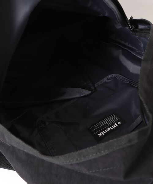 +phenix(プラスフェニックス)の「【+phenix / プラスフェニックス】DUO BACKPACK CORDURAファブリック使用 バックパック(バックパック/リュック・メンズ・ブラック/グレー・FREE)」の17枚目の写真