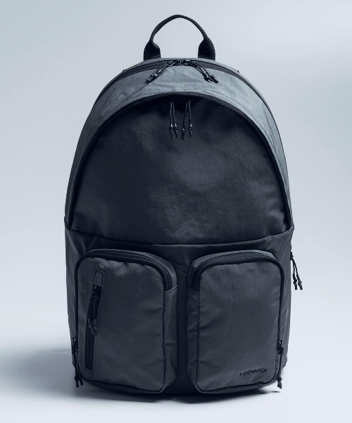 +phenix(プラスフェニックス)の「【+phenix / プラスフェニックス】DUO BACKPACK CORDURAファブリック使用 バックパック(バックパック/リュック・メンズ・ブラック/グレー・FREE)」の2枚目の写真