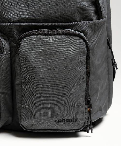 +phenix(プラスフェニックス)の「【+phenix / プラスフェニックス】DUO BACKPACK CORDURAファブリック使用 バックパック(バックパック/リュック・メンズ・ブラック/グレー・FREE)」の9枚目の写真