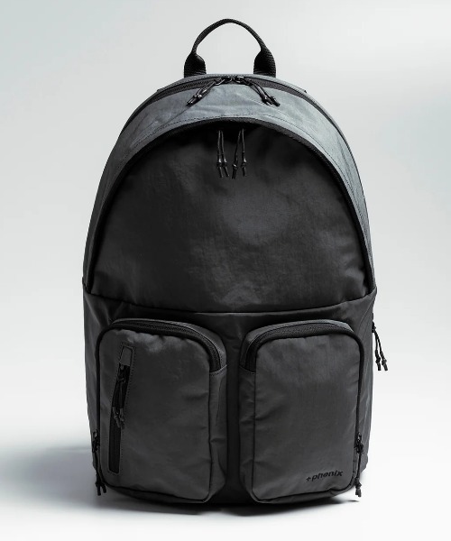 +phenix(プラスフェニックス)の「【+phenix / プラスフェニックス】DUO BACKPACK CORDURAファブリック使用 バックパック(バックパック/リュック・メンズ・ブラック/グレー・FREE)」の4枚目の写真
