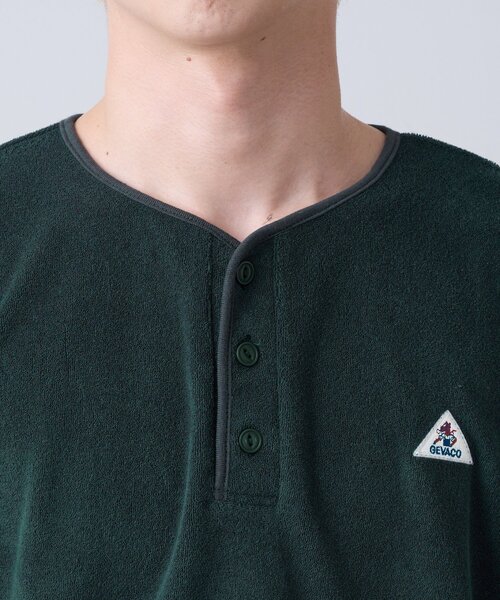 GEVACO（ゲバコ）の「【GEVACO】パイルヘンリーネックTEE（Tシャツ/カットソー・レディース・グリーン/チャコールグレー/ブルー・MEDIUM/LARGE）」の11枚目の写真