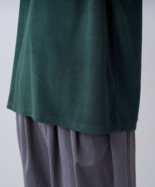 GEVACO（ゲバコ）の「【GEVACO】パイルヘンリーネックTEE（Tシャツ/カットソー・レディース・グリーン/チャコールグレー/ブルー・MEDIUM/LARGE）」の14枚目の写真