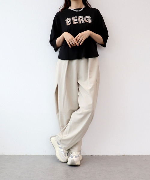 Cepica(セピカ)の「【MARECHAL TERRE / マルシャルテル】ワイドコクーンパンツ(その他パンツ・レディース・グレイッシュベージュ/チャコールグレー・FREE)」の9枚目の写真