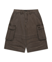 CARGO BERMUDA PANTS - BROWN