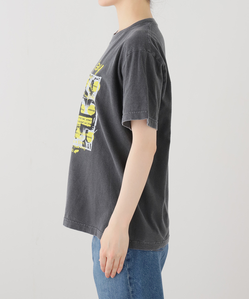 GOOD ROCK SPEED(グッドロックスピード)の「GOOD ROCK SPEED / グッドロックスピード Green Day T-SHIRT(Tシャツ/カットソー・レディース・チャコールグレー・SMALL/LARGE/MEDIUM)」の8枚目の写真