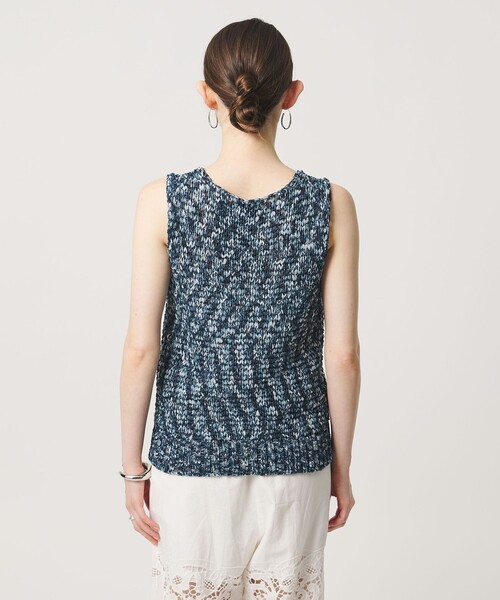 UNITED ARROWS(ユナイテッドアローズ)の「カラーミックス ニット ベスト(ベスト・レディース・ネイビー/ブラウン系・FREE)」の9枚目の写真