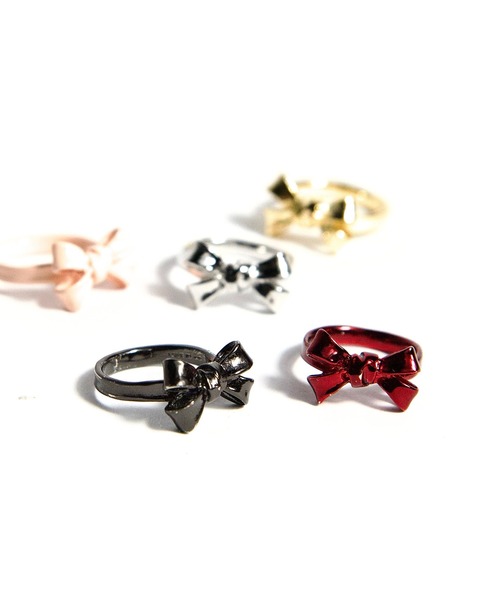 LOVE BY e.m. (ラブバイイーエム)の「プチリボンピンキー/26SS/レディース(リング・メンズ・レッド・5/3)」の5枚目の写真