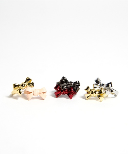 LOVE BY e.m. (ラブバイイーエム)の「プチリボンピンキー/26SS/レディース(リング・メンズ・レッド・5/3)」の6枚目の写真