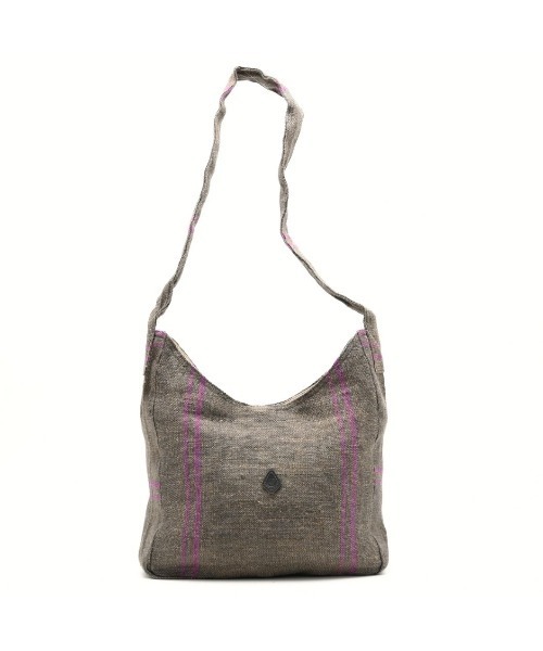CLEDRAN(クレドラン)の「【軽量 外ポケットあり】CL3915 HAND&WORK COTTON JUTE SHOULDER(ショルダーバッグ・レディース・ベージュ系その他/ブルー系その他/グレー系その他2/グレー系その他/ブラック系その他・FREE)」の2枚目の写真